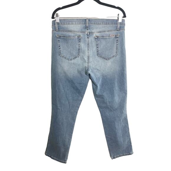 Joe's Jeans Women's 31 Straight Leg Distressed Light Wash Ankle - Picture 2 of 7